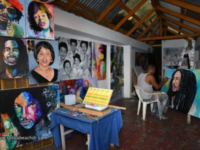 Salomon in his studio