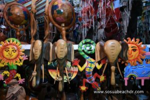 handcrafts at the store