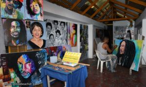 Salomon in his studio