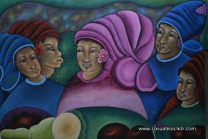 The head mother art piece