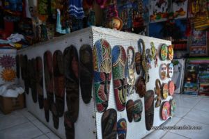 African masks display