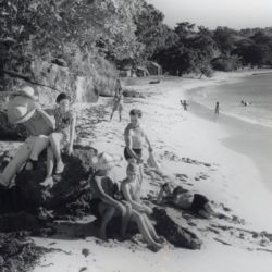 sosua beach visitors circa 1941