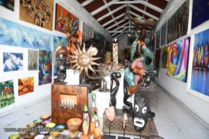 Interior of the art gallery