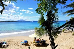 The beach right in front of montanara Sosua